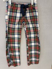 Abercrombie Kids Plaid Flannel Pajama Pants Boys Medium Multi-Color Christmas