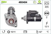 Valeo Anlasser Starter 2 Kw Passend FüR Vw Golf V Audi Tt 1K1 1J5 1J1