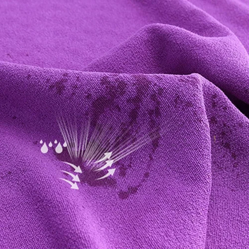 Mikrofaser Hot Yoga Handtuch, Yoga Mat 183x63cm rutschfest Fitnesstuch Weich ... - Bild 4 von 4