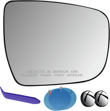 Passenger Side Mirror Glass Compatible with Nissan Rogue 2014-2020 Does Not Fit