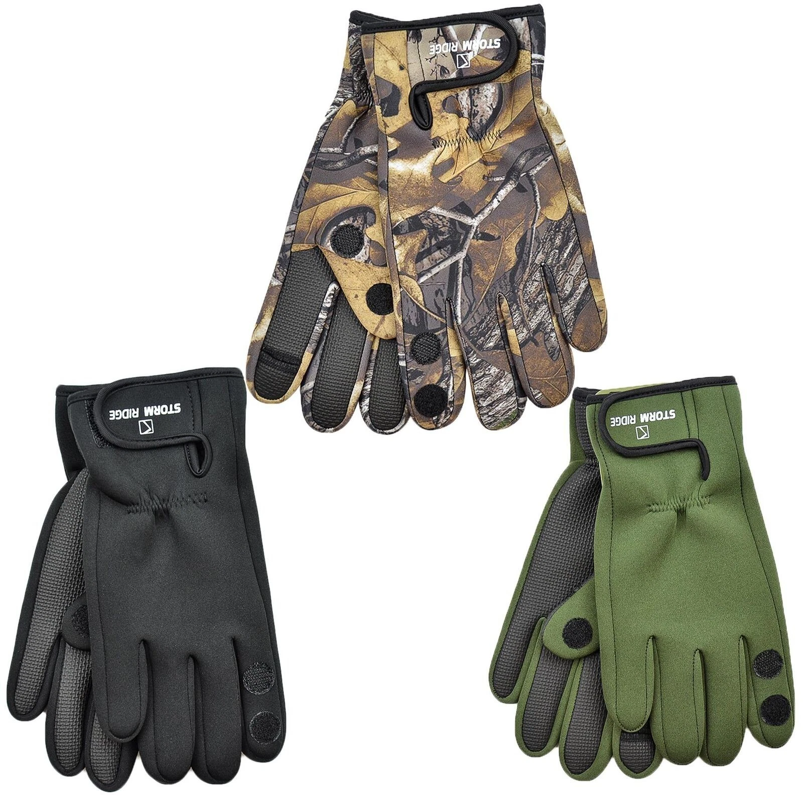 Uomo Guanti IN Neoprene Outdoor da Pesca Gomma Grips Pieghevoli Dietro Dito /
Opens in a new window