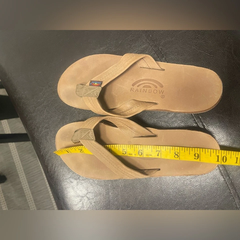 Rainbow double layer leather flip flops 38 - Image 4 of 4