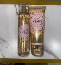 Bath  Body Works IN THE STARS Fine Fragrance Mist Body Cream Set of 2 NEW