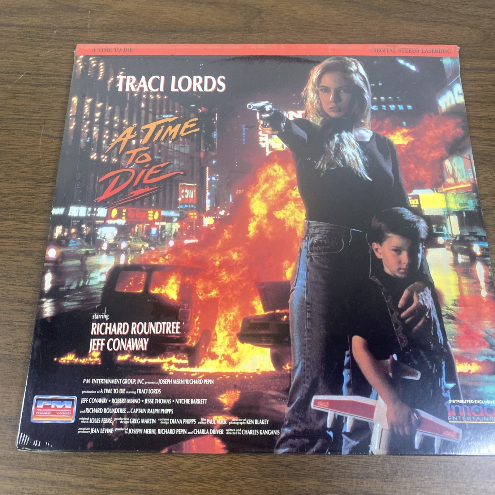 A TIME TO DIE 1991 Laserdisc LD TRACI LORDS STARS Richard Roundtree New Sealed