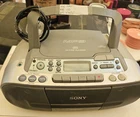 - SONY CFD-S01 CD RADIO CASSETTES FM/AM CD-R CD-RW BOOM BOX WORKING VINTAGE