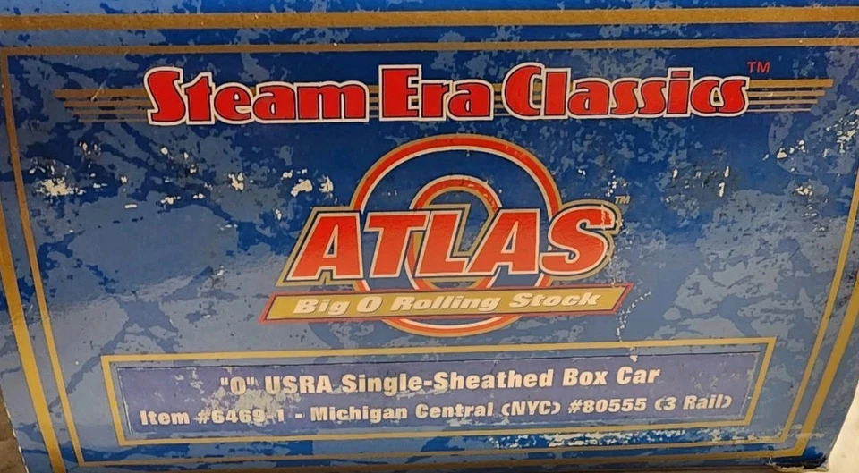Atlas O Scale USRA Single Sheathed Box Car M.C.R.R. #80555 - Image 3 of 3