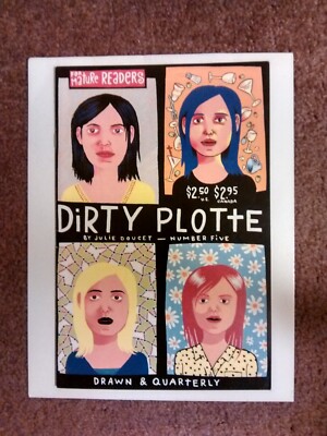 DIRTY PLOTTE #5- Julie Doucet, '92 DRAWN & QUARTERLY 1st PB Printing *RARE+OOP!