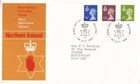 1980 12p, 13½p & 15p Northern Ireland Definitive - Belfast H/S FDC