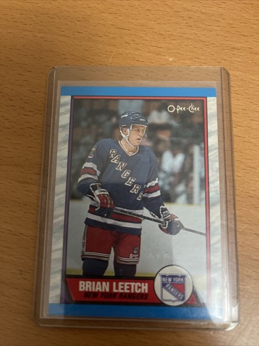BRIAN LEETCH 1989-90 OPC O PEE CHEE #136 ROOKIE B15R2SFR - 第 1/2 張圖片