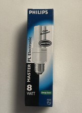 Philips 8W Compact Fluorescent 8-Watt Lamp Light Bulb 230V-240V Screw Base