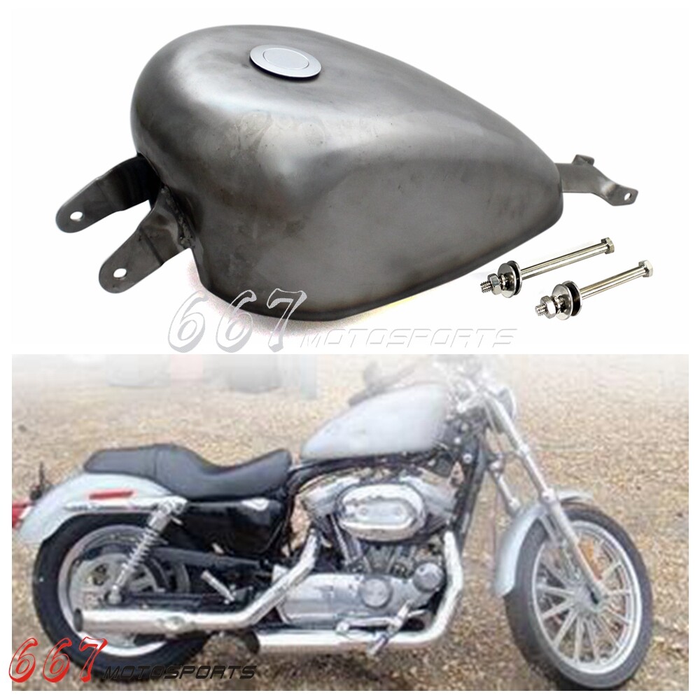 2.4 Gallon Smooth EFI Gas Fuel Tank For Harley Sportster XL1200