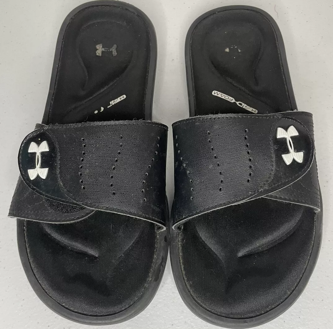 Under armour 4d top foam sandals womens