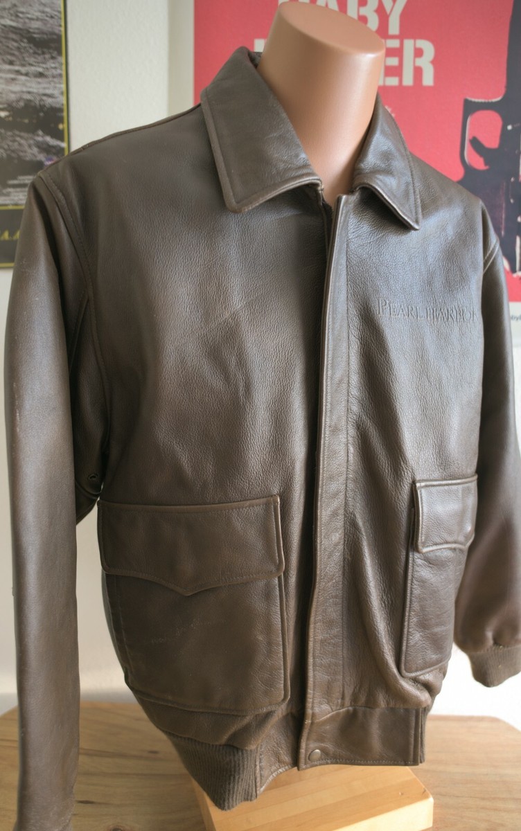 A2 Leather Bomber Jacket Pearl Harbor Touchstone Pictures Promo
