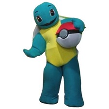 Squirtle Pokemon Mascot Costume Adult Halloween Party Cosplay Event
