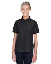 Harriton M580W Ladies Key West Short Sleeve Performance Staff Shirt