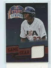 XAVIER LEGRANT 2015 PANINI USA BASEBALL STARS & STRIPES GAME GEAR JERSEY #D /299
