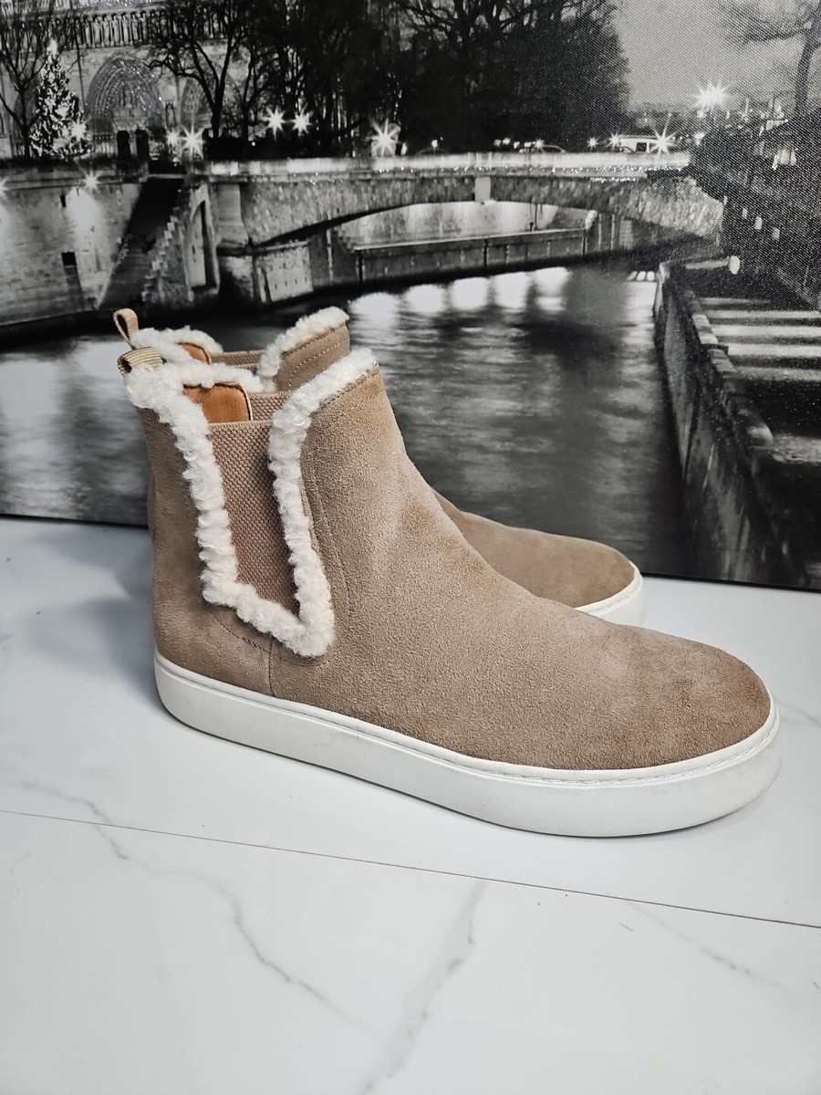 Lucky Brand slip on faux suede beige and white canvas style boots size 8.5 men’s Lucky Brand Shoes for Men for sale | eBay main image 3