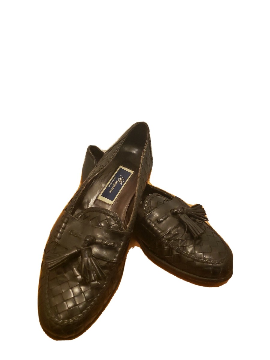 mens bragano loafers Tassels Black Weave 10.5 M | eBay display picture 1