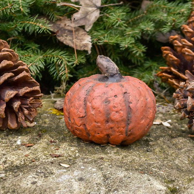 Calabaza Halloween De Terracota Ragon House (3.75"): Decoración Rústica Y Realista Para Otoño