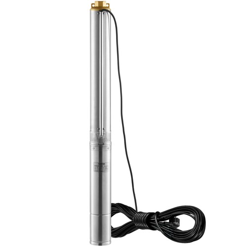 VEVOR Pompa Acqua Sommergibile Pozzi Profondi Acciaio Inox 2200W 9,8 m³/h 144 m - Imagen 10 de 12