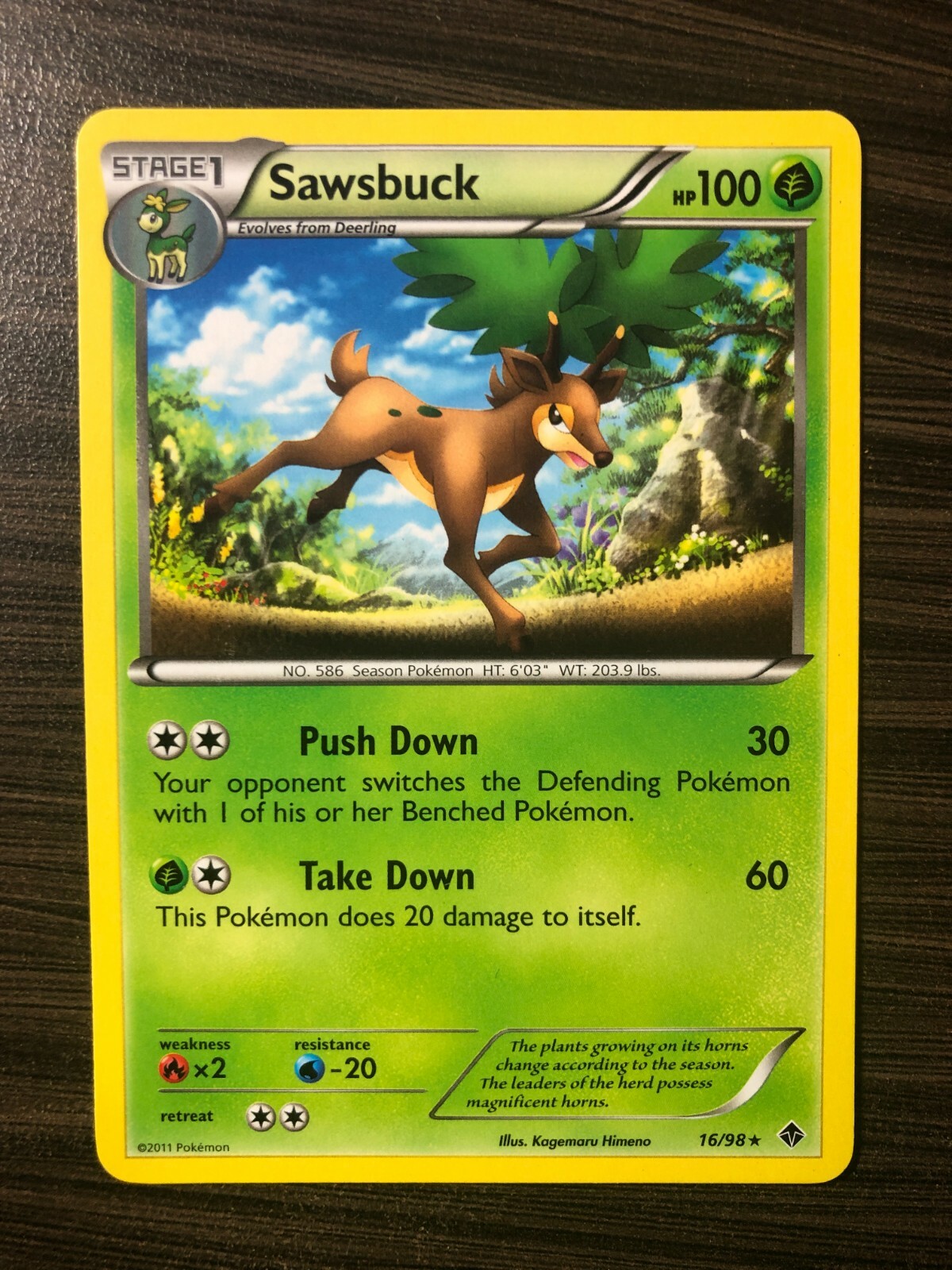 SEE PICTURES Sawsbuck 16/98 BW Emerging Powers Rare NM-MINT CONDITION
