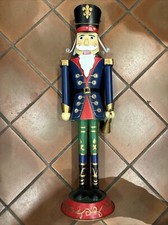 Three Foot Tall Life Size Metal Nutcracker New