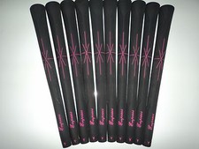 NEW BLACK/PINK EMPRESS, LADIES GOLF GRIPS ~ A CHEAP WAY OF REVAMPING YOUR CLUBS