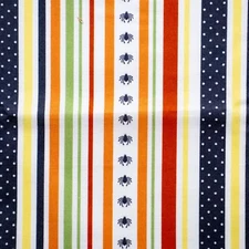 Moda Haunted Mansion Sanae Fat Quarter Spiders Stripes Quilting Fabric Halloween