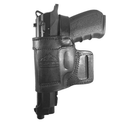 Fast Draw Outside The Waist Band OWB Carry Handmade Leather Gun Holster - Picture 48 of 72