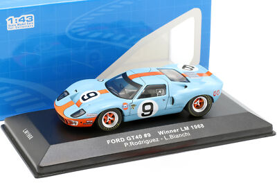 Ford GT40 Gulf #9 Winner 24h LeMans 1968 Rodriguez, Bianchi 1:43 Ixo