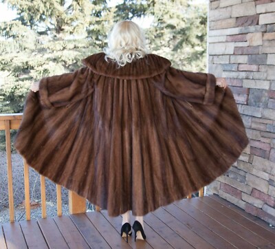Natural Mink Full Length Coat IMPRESSIVE!