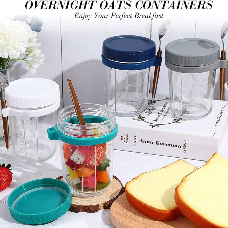 6x Einmachgläser 500 Ml Mit Deckel – Luftdicht Für Overnight Oats, Marmelade & Meal Prep