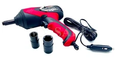 Portable 12 volt power Impact Wrench Roadside Emergency auto lug nut remover set