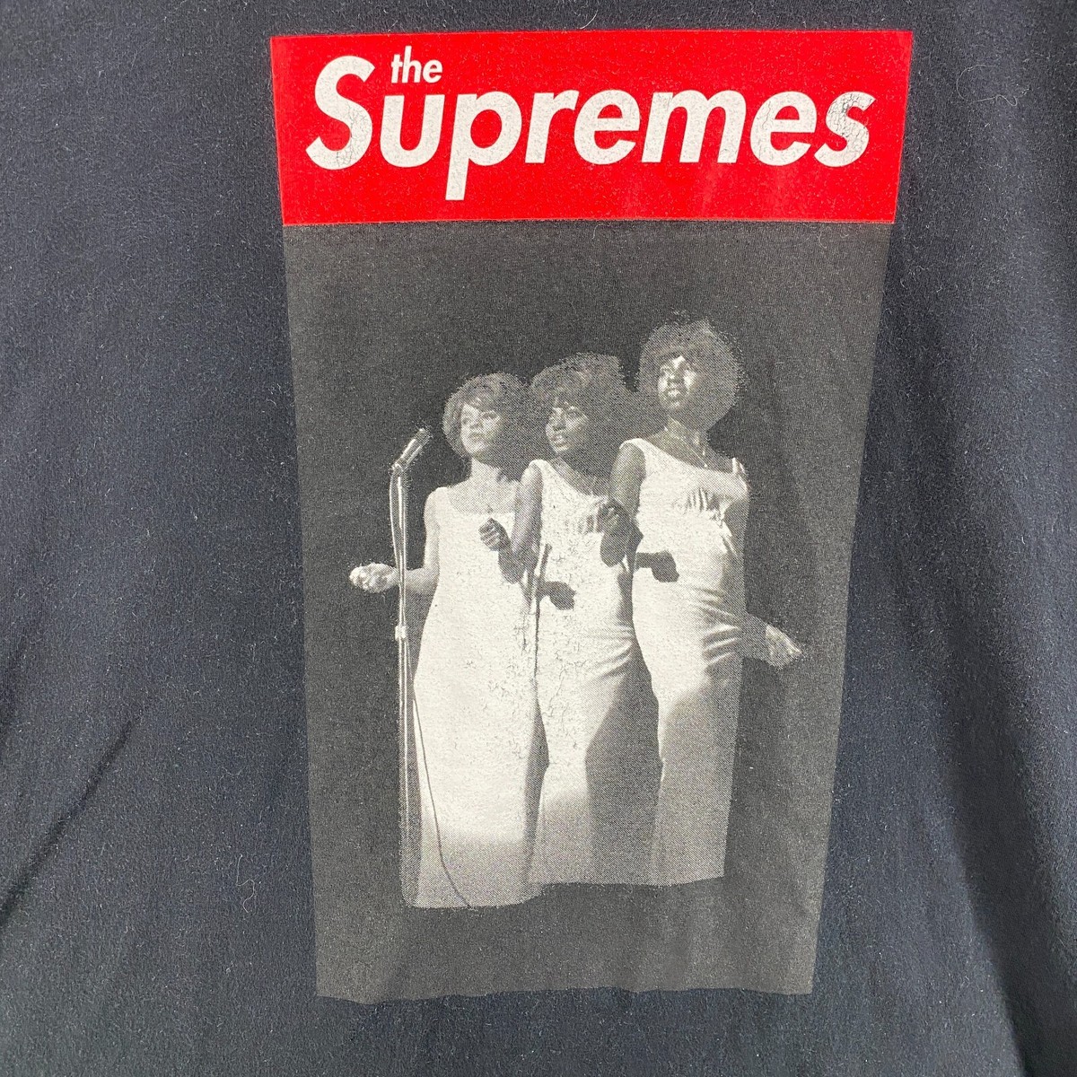 DIANAROSSビンテージ TシャツSUPREME Raptee ロンT L Vintage 1999 Supreme Diana Ross and the Supremes Tee Motown