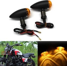 E geprüft Bullet Motorrad Blinker Indikatoren Lichter für Harley Chopper Bobber