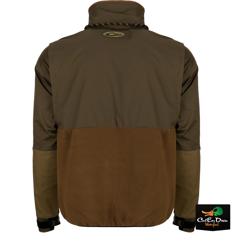 DRAKE WATERFOWL MST GUARDIAN EQWADER FLEX FLEECE FULL ZIP CAMO JACKET - Image 2 of 4