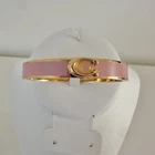 Bracciale donna Coach New York colore rosa oro