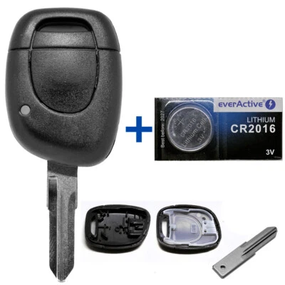 MT-KEY Auto Schlüssel Gehäuse für Renault Kangoo Clio Twingo 2016 Batterie