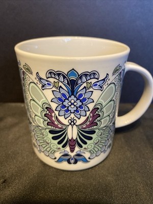 Vintage Retro Royal Doulton Atlantis 1098 Pattern Coffee Mugs. Hard To Find