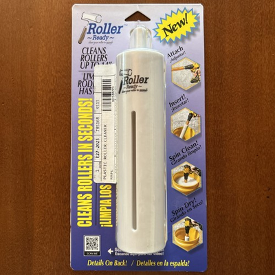#ad #ad Roller Ready Paint Cleaner Clean Rollers Fast Using Drill Up to 14” New Sealed $13.99