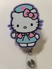Hello Kitty Retractable Badge Reel