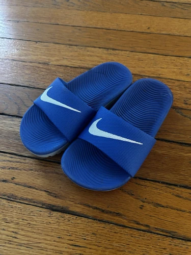 Scarpe Nike Kids Kawa Slide (GS PS) blu taglia 11 bambino piccolo