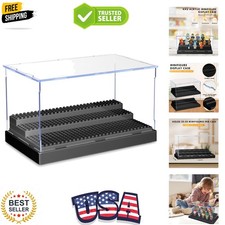 Display Case for Minifigure Action Figures Blocks, Acrylic Minifigure Display...