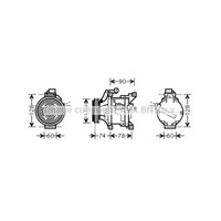 Kompressor Klimaanlage FüR Toyota Yaris Verso _NLP2_ _NCP2_