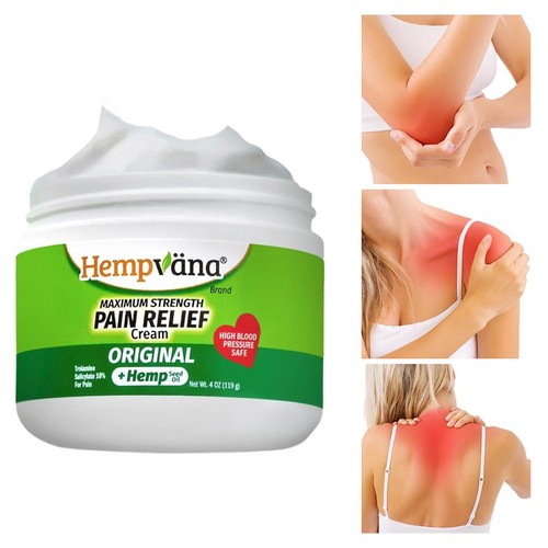 Hempvana Original Relief Cream w/ Hemp Seed Max Strength High BloodPressureSafe - Picture 8 of 10