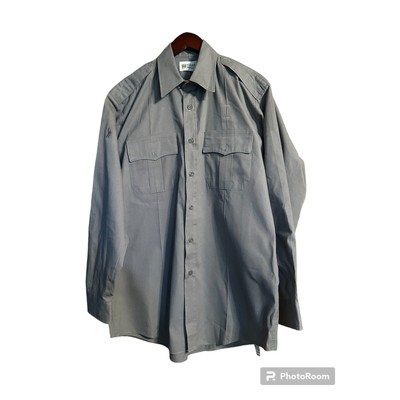 HORACE SMALL NEW DIMENSION  POPLIN LONG SLEEVE SHIRT SIZE 16.5 35