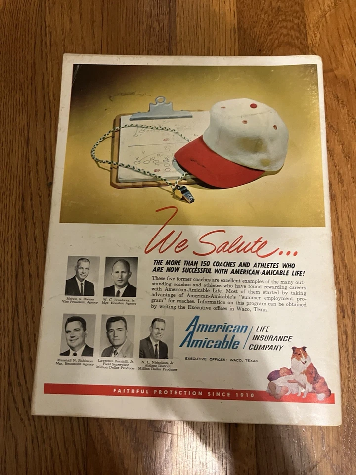 Dave Campbell's Texas Football Magazine Collection, Vintage 1965 - Image 2 of 4