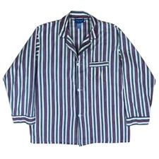 Towncraft Pajamas Shirt Jcpenney Mens Large Striped Long Sleeve Top