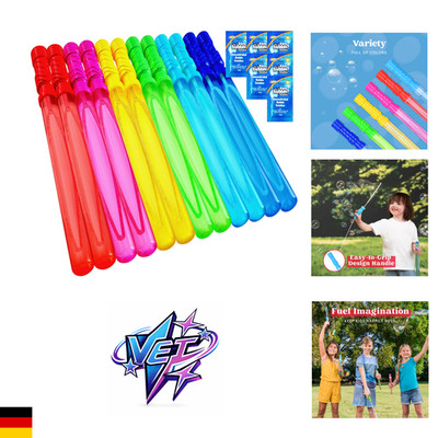 JOYIN Seifenblasenstange 12 Stück 118ml Konzentrat Farben