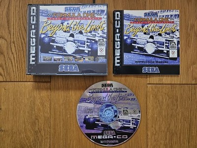 SEGA MEGA CD FORMULA ONE BEYOND THE LIMIT PAL EURO GEBRAUCHT SEHR GUTER ZUSTAND CIB